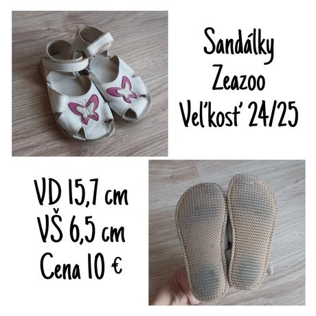 Sandálky zeazoo 24/25, zeazoo,25