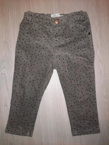 Menčestrové nohavice zara baby girl, zara,86