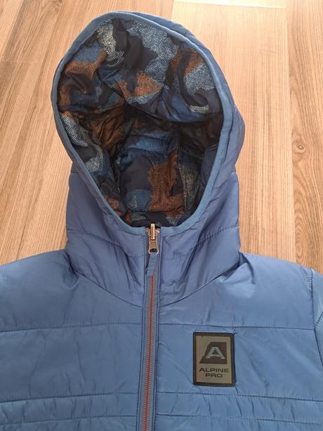 Prechodna obojstranna bunda dvojcislo 152/158, alpine pro,152