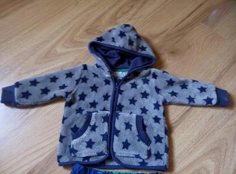 Nohavice + mikinka, babaluno,74