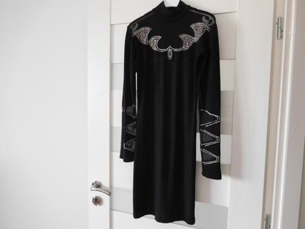 Šaty trikotové pružné, s/m,, s