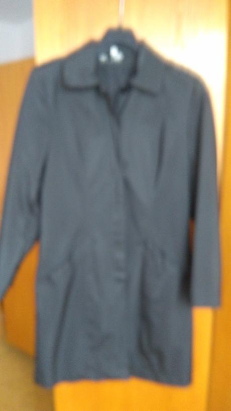 Dámsky koženkový plášť, s