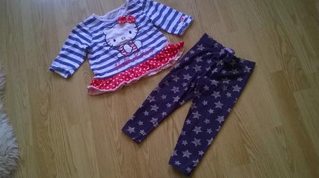 Tričko+legíny pre slečinku na 2roky, 86–98