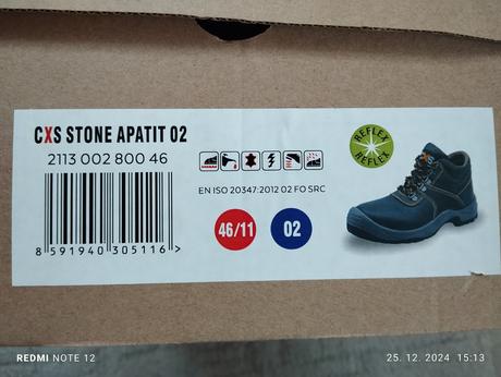 Pracovna obuv cxs stone apatit 02, 46