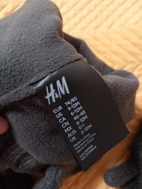 Zimný pletený set, h&m,74