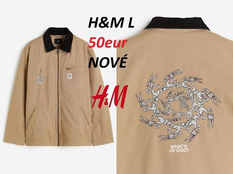 Zimná bunda hm, bombéra hm, h&m,l