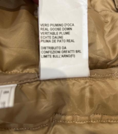 Montereggi point kabát pravé husacie páperie, l