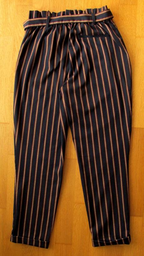 Nohavice zara s pasikmi a opaskom, v. m, zara,m