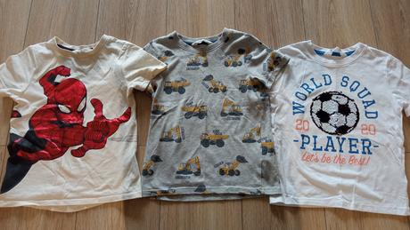 Tričká 4-6 rokov, h&m,116