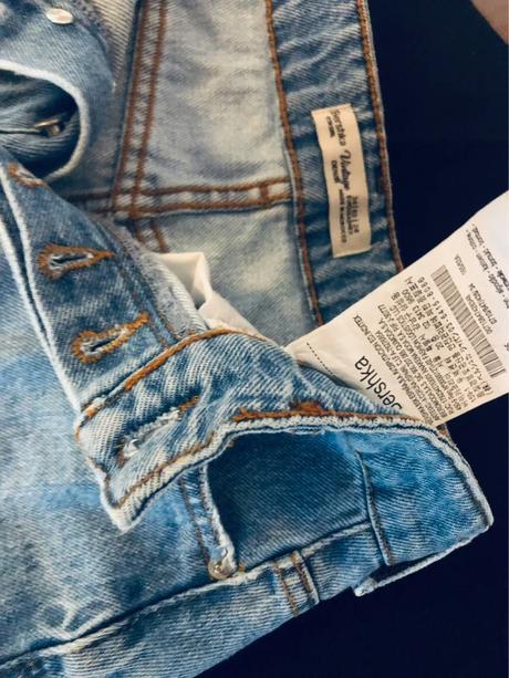 Trendy rifľová mini sukňa bershka vintage vel. xs, bershka,xs