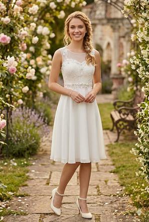 Biele šaty s/m, m / s