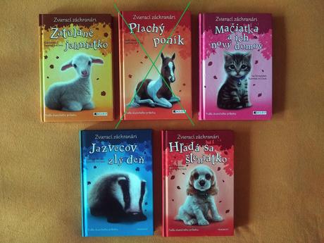 Séria knižiek zvierací záchranári - 4 ks, 
