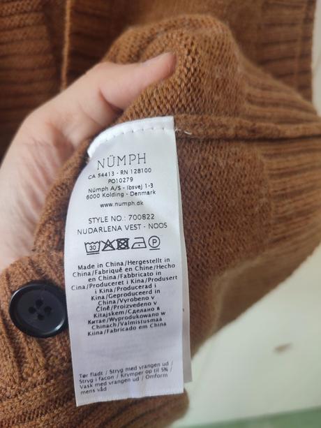 Vlnená vesta numph, m