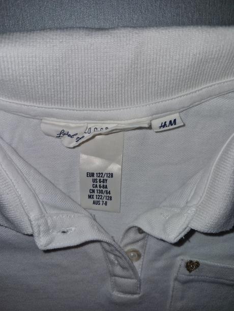 Dievčenské letne šaty, h&m,122