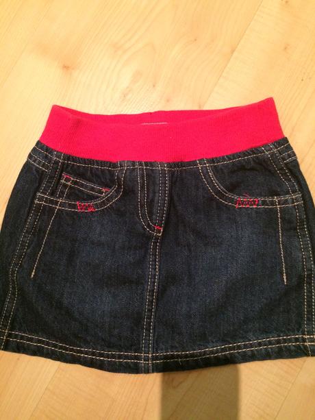 Riflová sukňa pás 18/24 mes.,nenosená, f&f,92