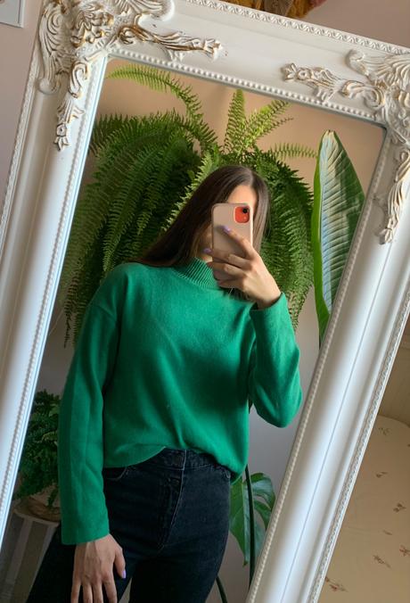 Zeleny svetrik, f&f,xs