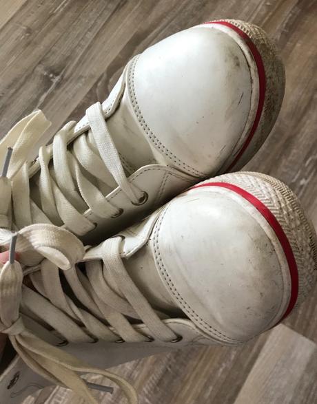 Koženkové tenisky na platforme darujem k nákupu, 39