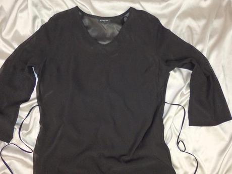 Luxusné dlhé čierne šaty, 44