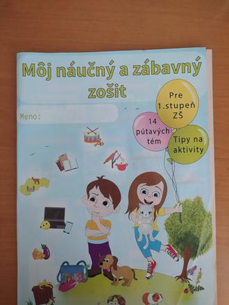Náučný zábavný zošit pre deti 1.stupeň zš,