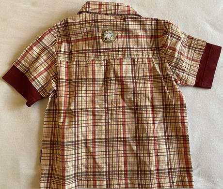 Kvalitná káro  košeľa coccodrillo v. 110/116, coccodrillo,110