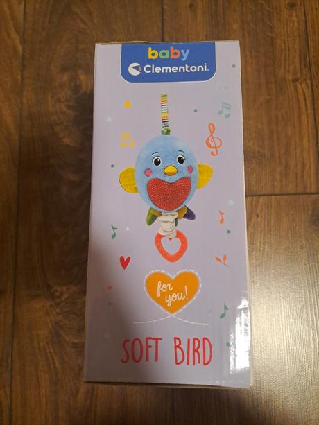 Hudobná hračka clementoni soft bird, 