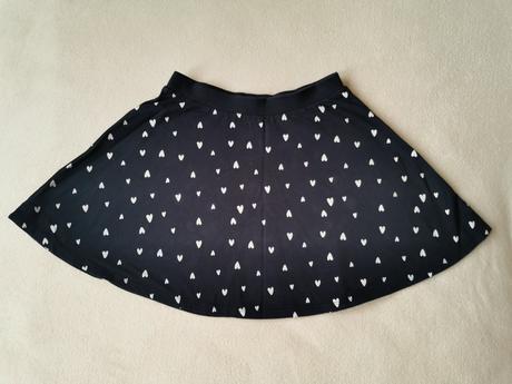 Sukňa s motívom srdiečok, h&m,134