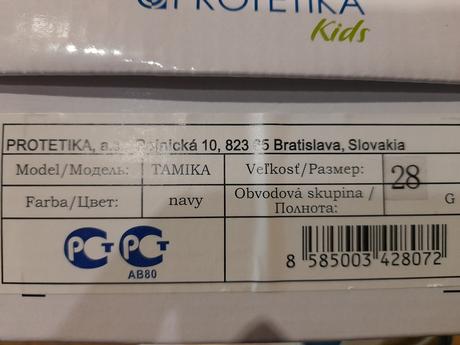 Modré balerínky, protetika,28