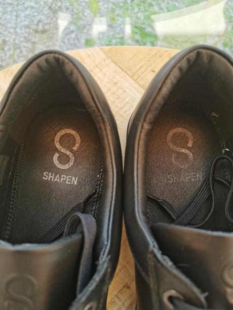 Shapen barefoot tenisky feelin uni black leather, 46