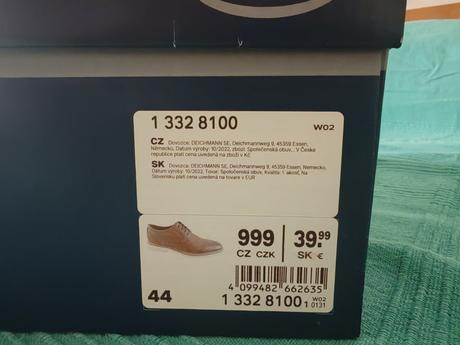 Pánske spoločenské topánky, 44