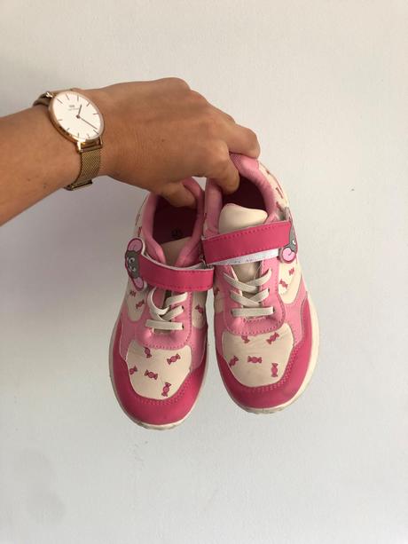 Dievčenské ruzové tenisky/ ružové botasky, lindex,31
