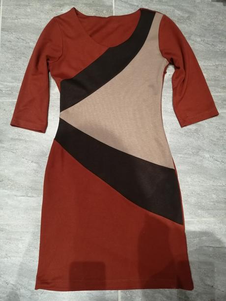 Šaty puane v jesenných farbách vs, s