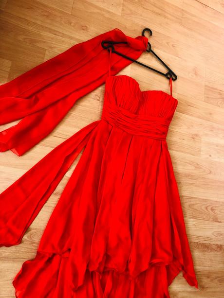 Luxusné šaty na stužkovú veľ. s (36), s