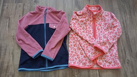 2ks flisove mikiny, tchibo,98