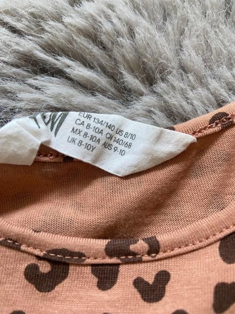 Šaty dlhý rukáv 134/140, h&m,134