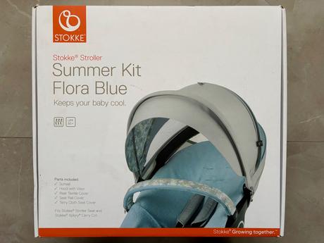 Stokke summer kit flora blue, stokke,stokke crusi