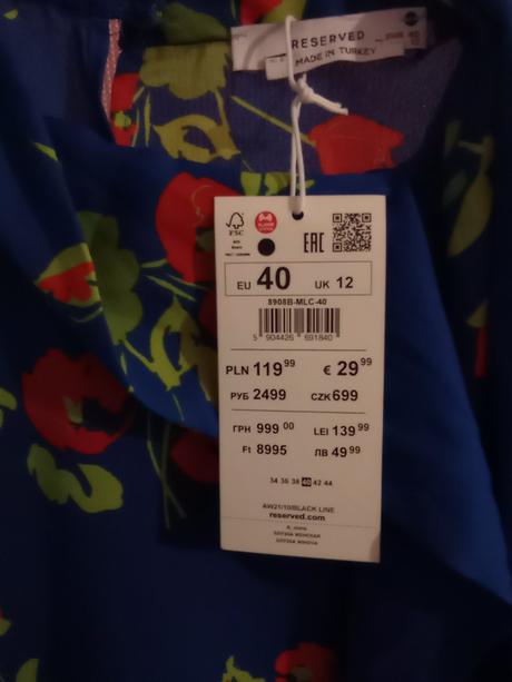 Blúzka, reserved,40