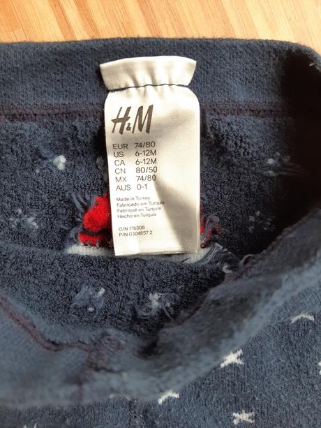 Snehuliacikove pancusky hrubsie, h&m,74