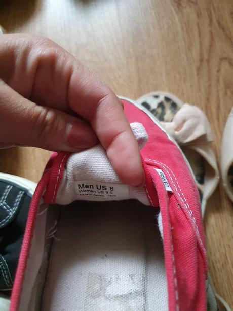Balík dámskych topaniek, vans,39