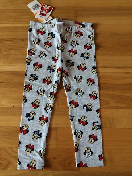 Dievčenské bavlnené legíny minnie mouse., disney,104 / 116
