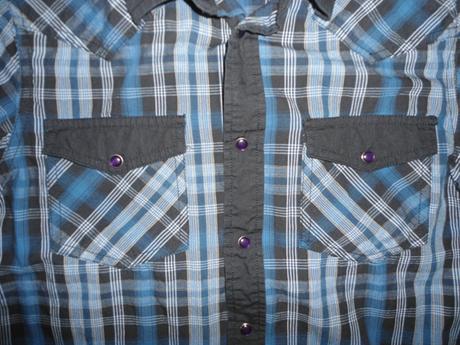 Čierno-modrá košela, m