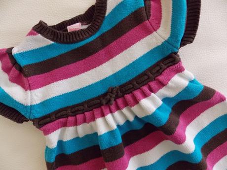 Pletenná tunika + tričko s dlh. rukávom, dopodopo,86