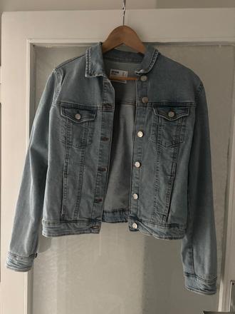 Denimová (džínsová) bunda zn. bershka, veľ. m (38), bershka,m