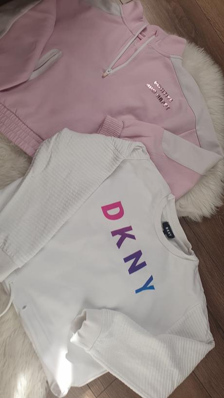 2x mikina zara a dkny, zara,140