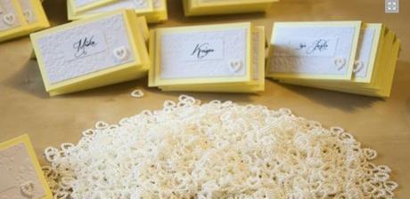 Perlové srdiečka ozdobné biele a modré 100ks/2e,