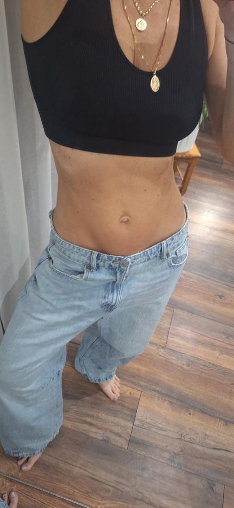 Široke rifle baggy zara vel 40/42, zara,40