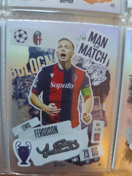 Futbalové match attax 2024/25 man of the match,
