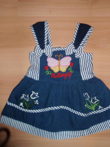 Riflové šaty veľ.1-2.rok, 86