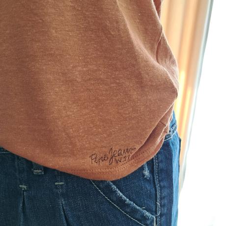 Oranžovo hneď top s/m, pepe jeans,m