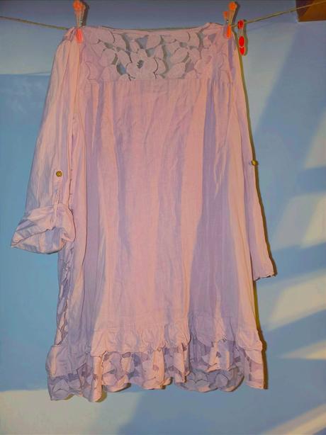 Ľanové šaty, tunika, 46