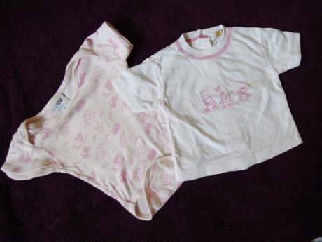 Body + tričko pre babo (0-3mes.), baby,62